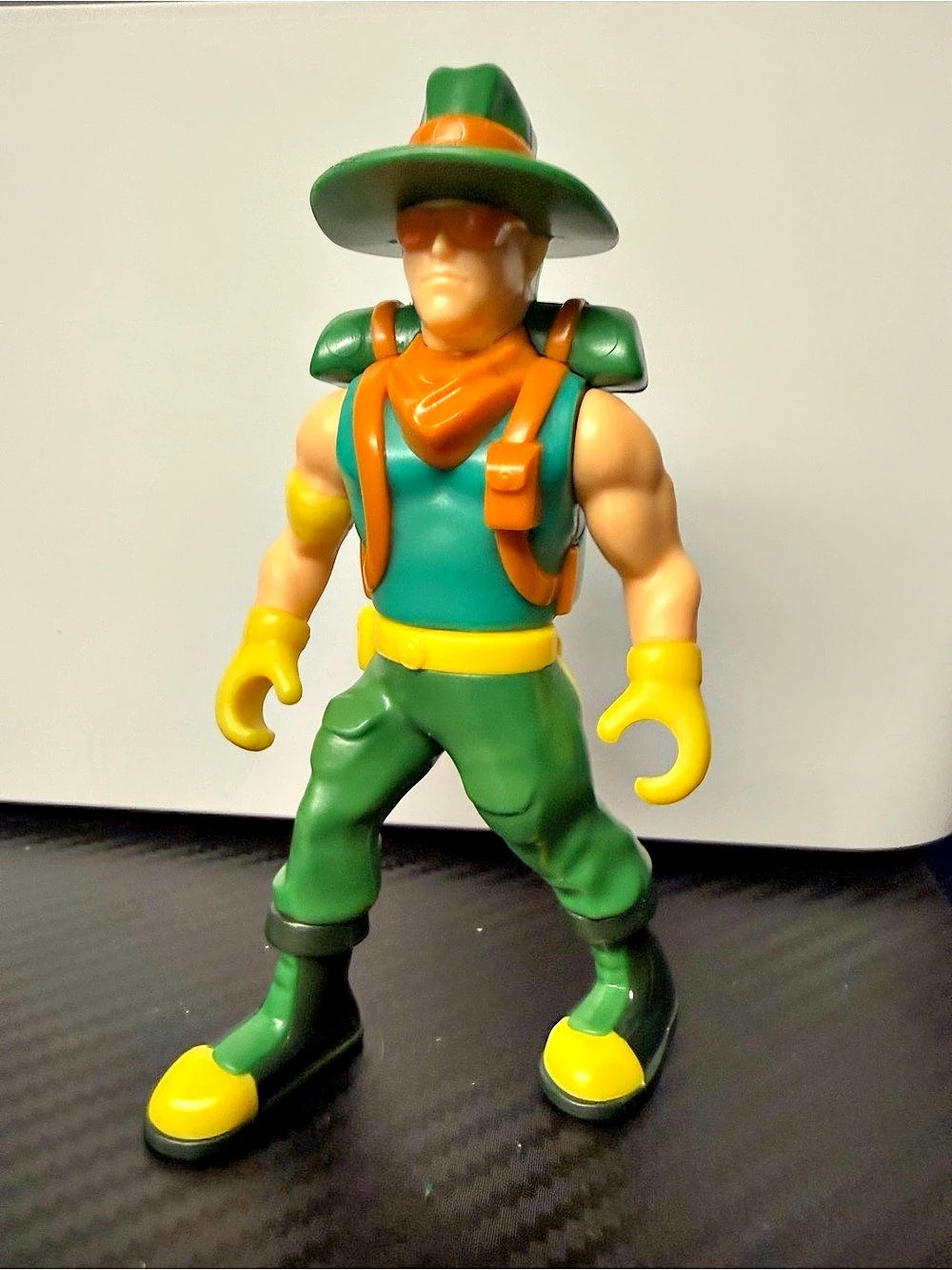 Green & Yellow Action Figure